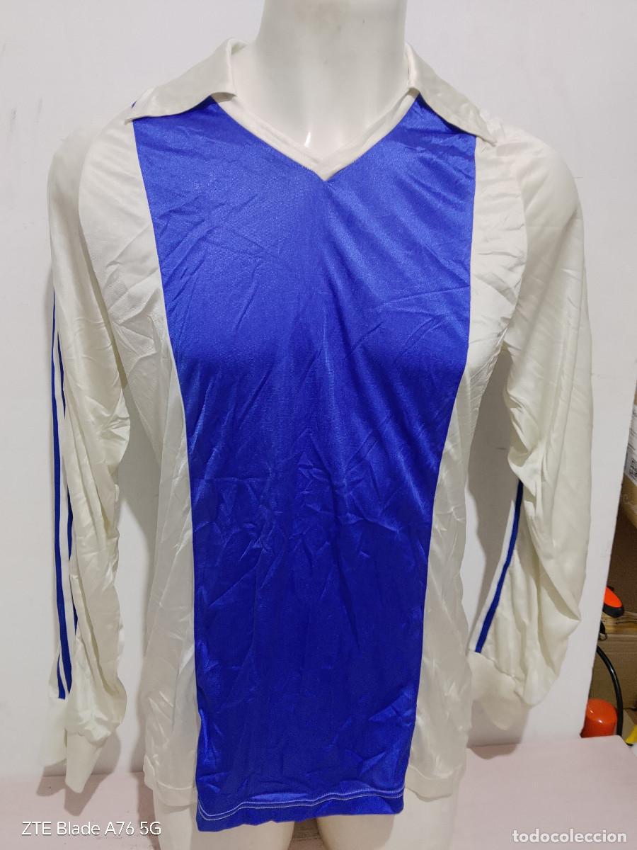 Coleccionismo deportivo: Adidas 1970 football shirt vintage camiseta futbol generica L