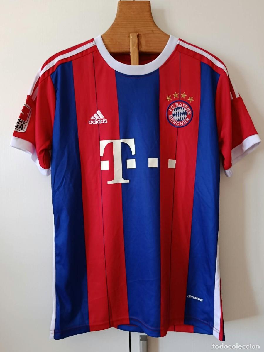 Coleccionismo deportivo: Bayern Monaco Adidas Shirt Football Home Maglia Robben #10 Tg M 2014-15 Trikot Maillot