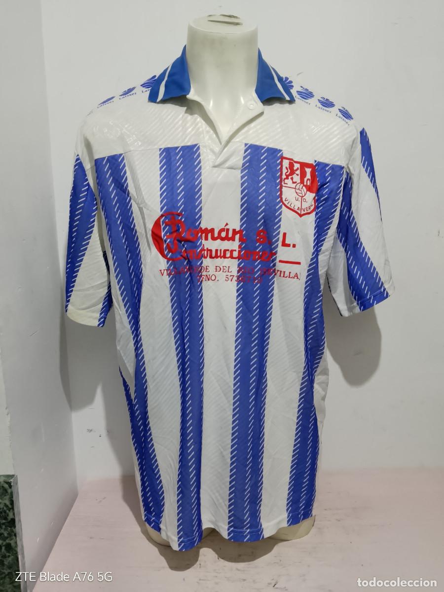 Coleccionismo deportivo: Uni&oacute;n Deportiva Villaverde Sevilla vintage camiseta futbol XL 66cts