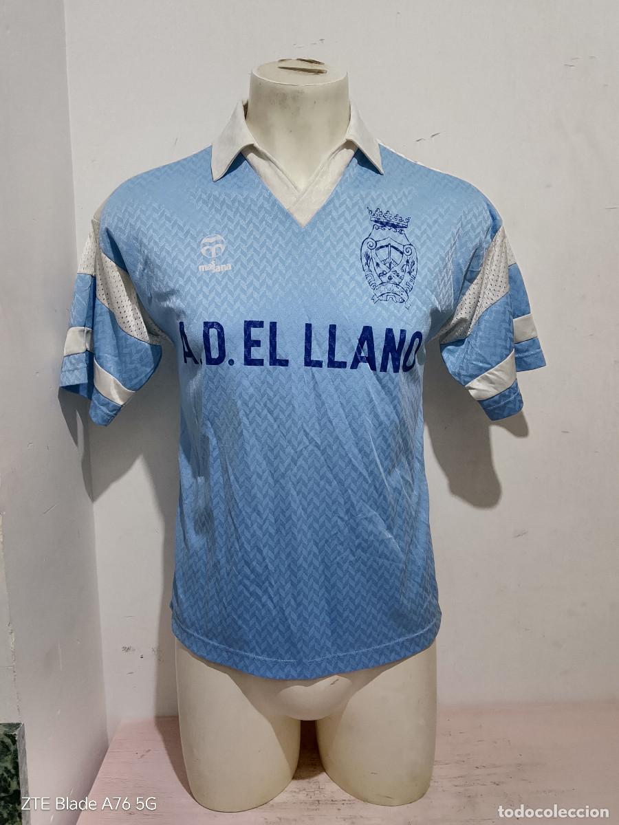 Coleccionismo deportivo: AD El LLano Asturias Oviedo Massana camiseta futbol 1980 vintage M 54cts
