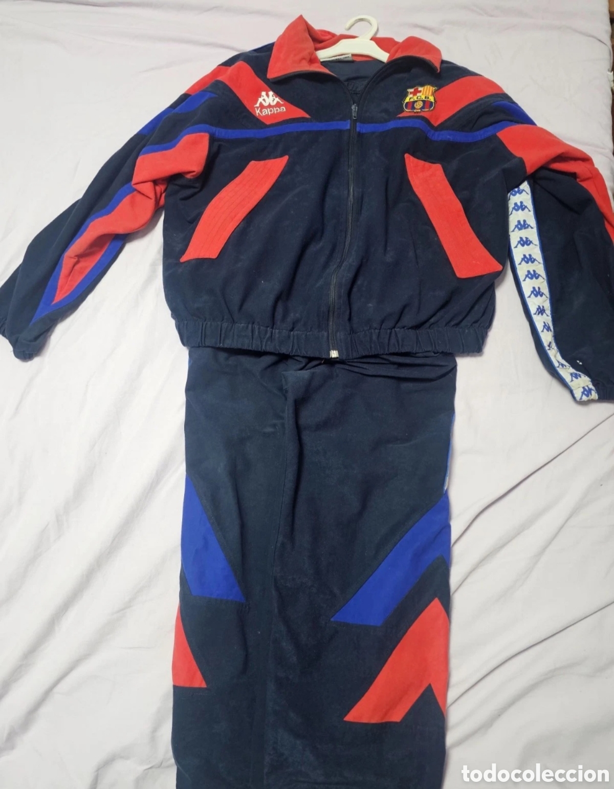 Coleccionismo deportivo: Ch&aacute;ndal Vintage FC Barcelona 1992 XXL kappa