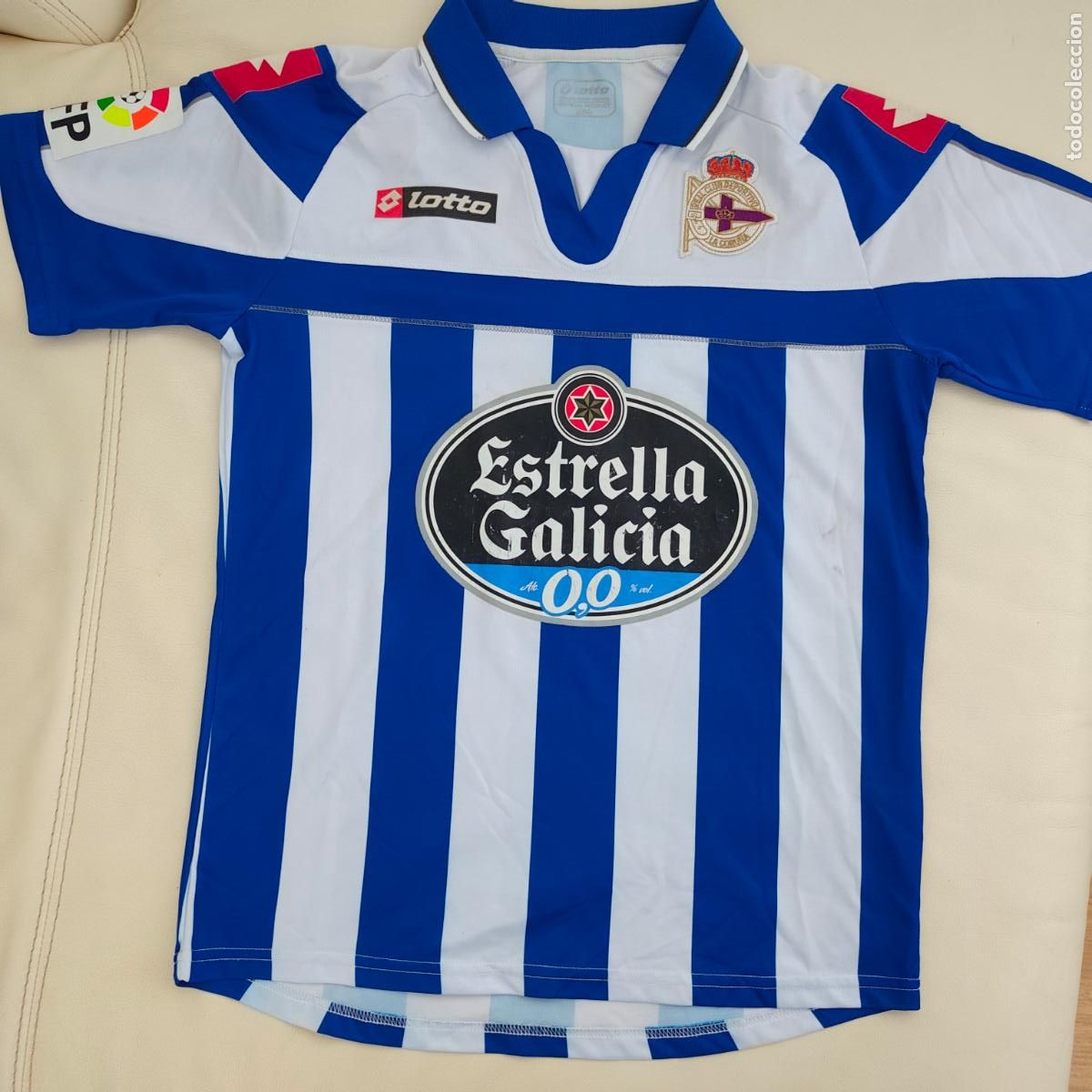 Coleccionismo deportivo: Camiseta Deportivo de la Coru&ntilde;a 2012