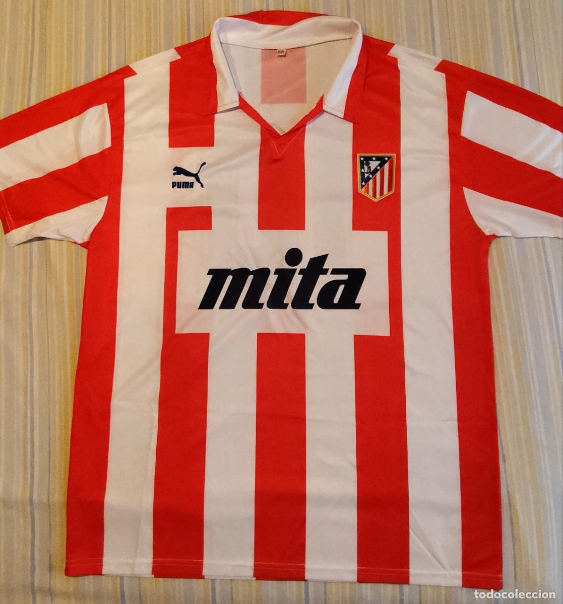 Coleccionismo deportivo: CAMISETA F&Uacute;TBOL ATL&Eacute;TICO DE MADRID FUTRE 10