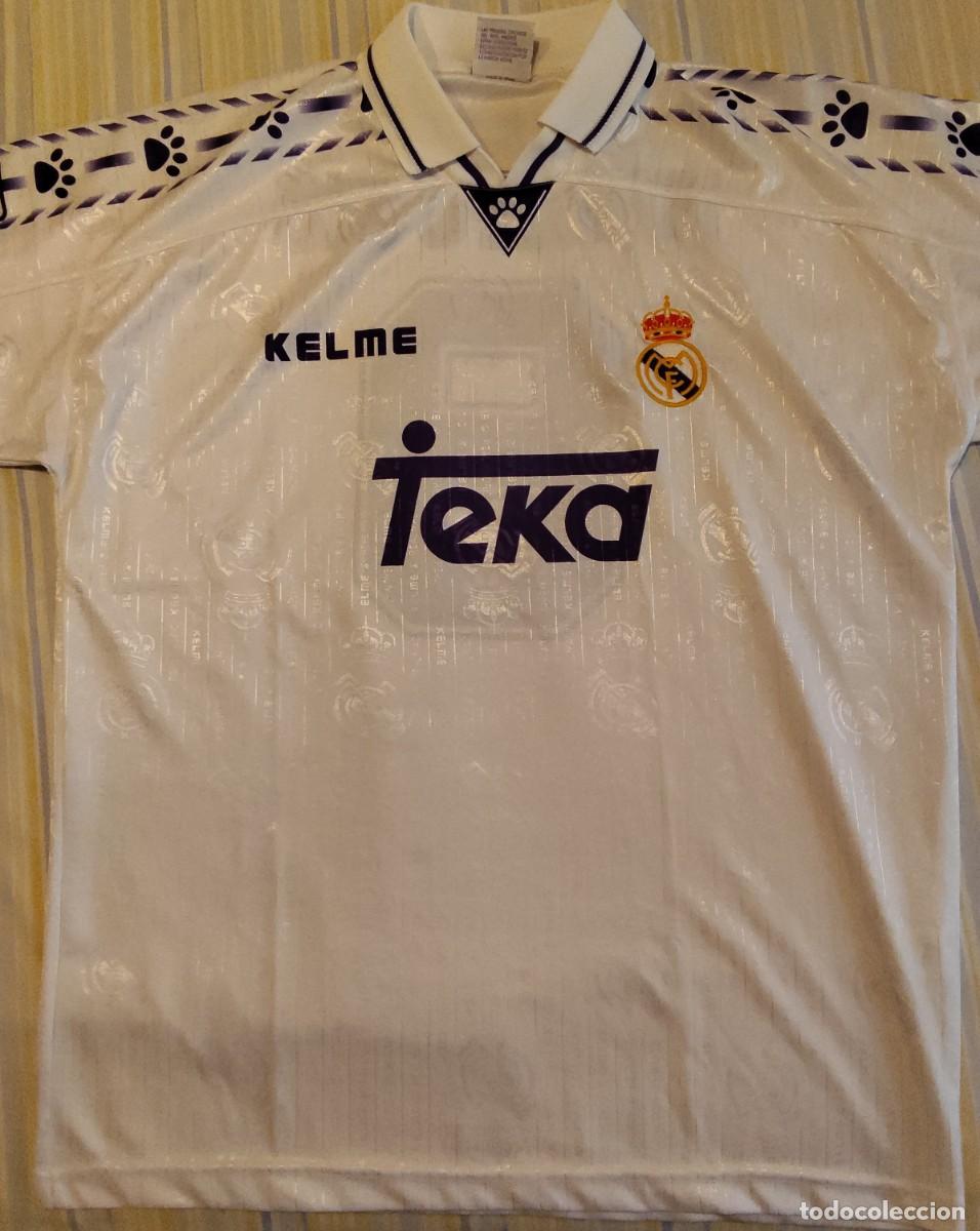 Coleccionismo deportivo: CAMISETA F&Uacute;TBOL REAL MADRID MIJATOVIC 8 Talla L. PRODUCTO OFICIAL