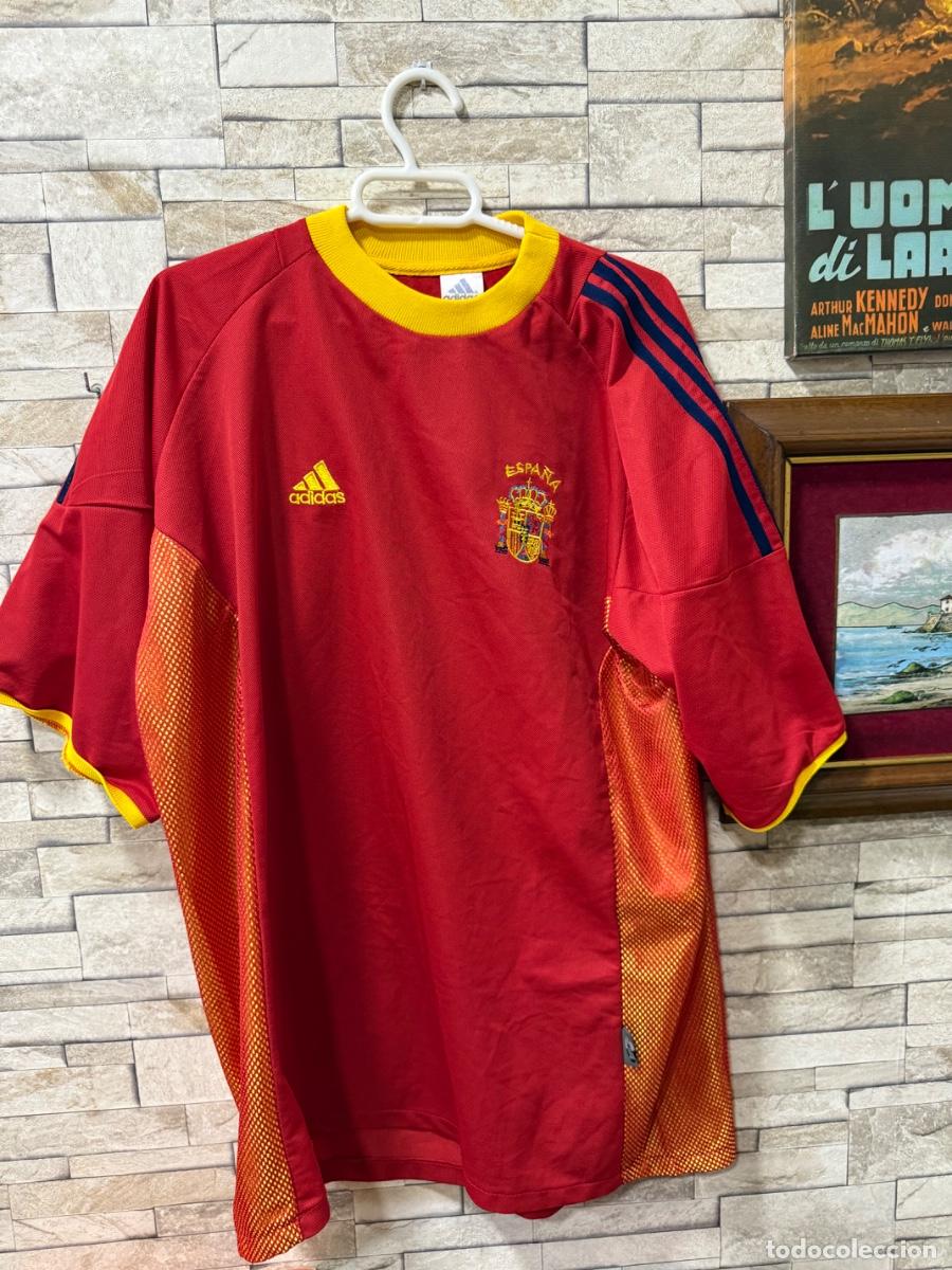 Coleccionismo deportivo: Antigua camiseta vintage Espa&ntilde;a Ra&uacute;l