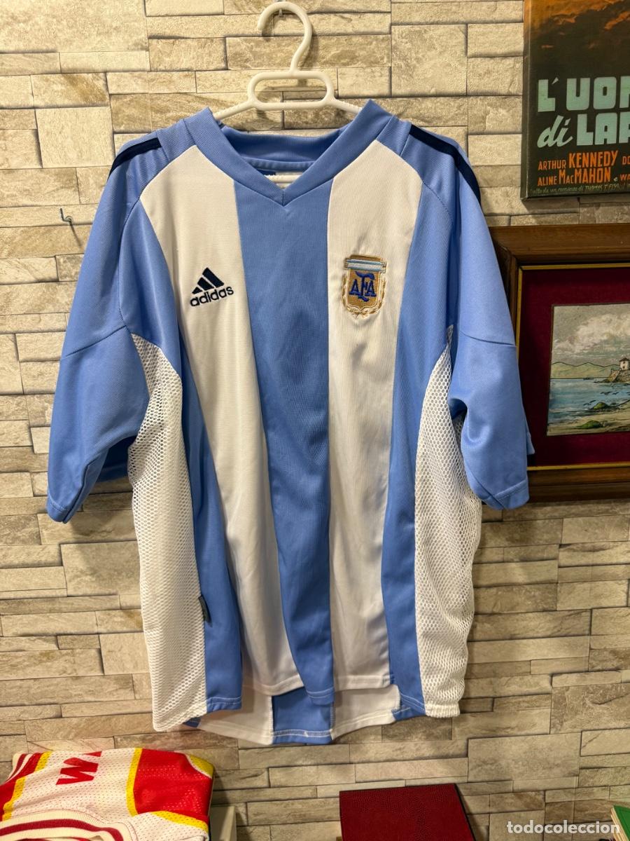 Coleccionismo deportivo: Antigua camiseta vintage argentina