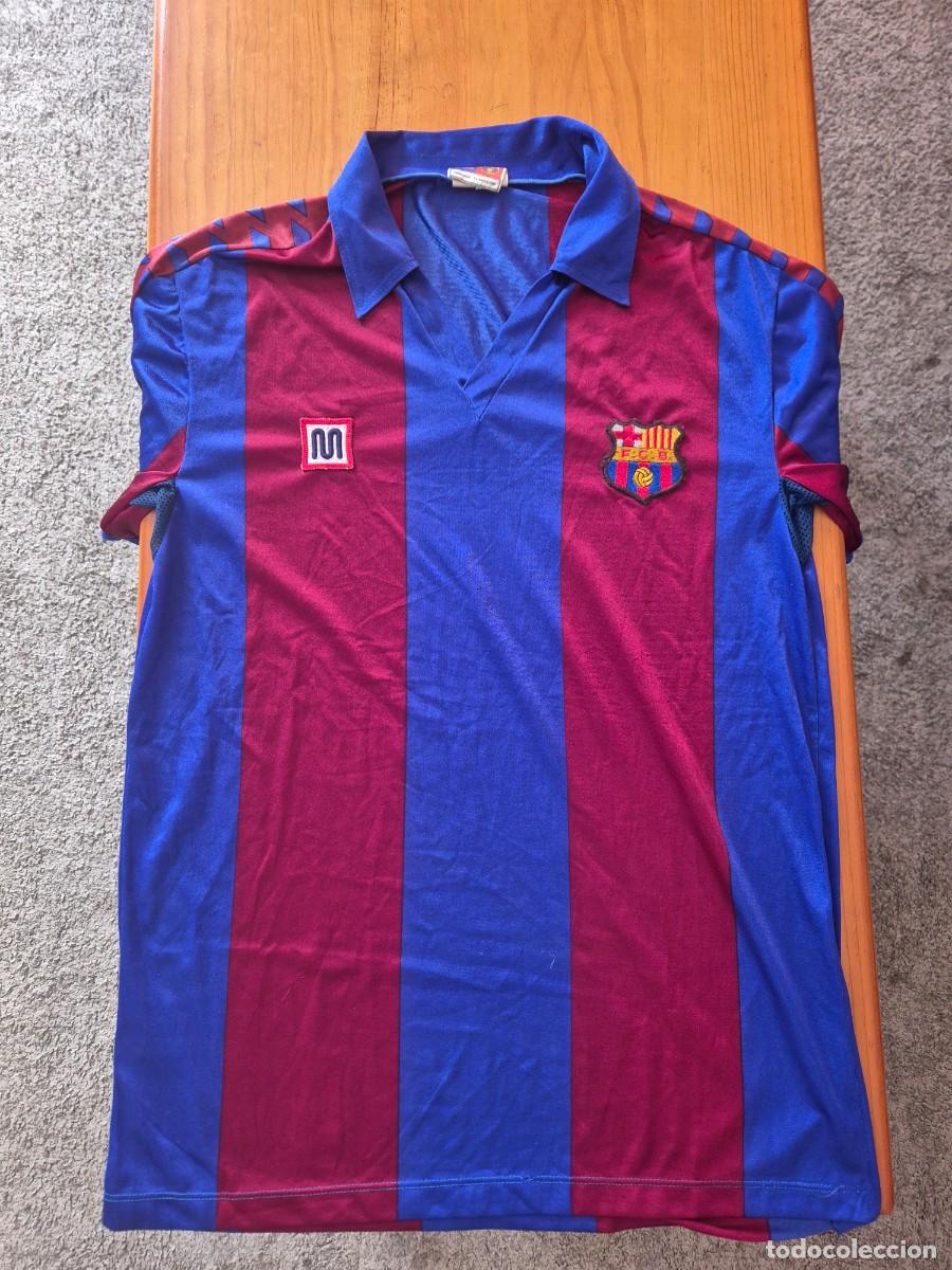 Coleccionismo deportivo: CAMISETA MEYBA ORIGINAL FC BARCELONA A&Ntilde;OS 80
