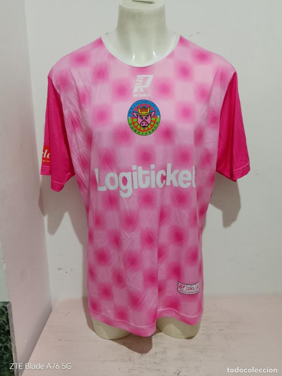 Coleccionismo deportivo: Balichos F.C. Zona Franca porcinos kings league camiseta futbol xxl 65cts