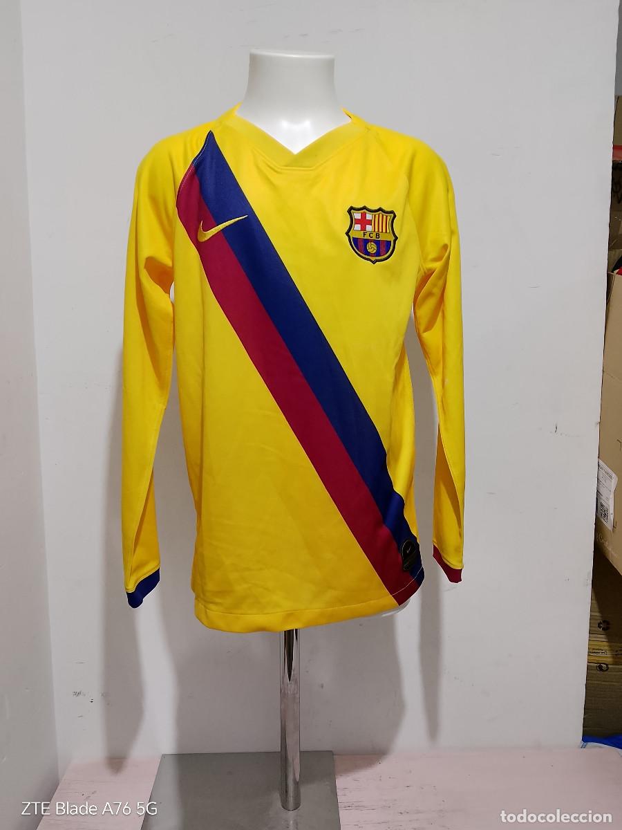 Coleccionismo deportivo: FC Barcelona match worn Young player camiseta futbol football shirt 10-12 42cts