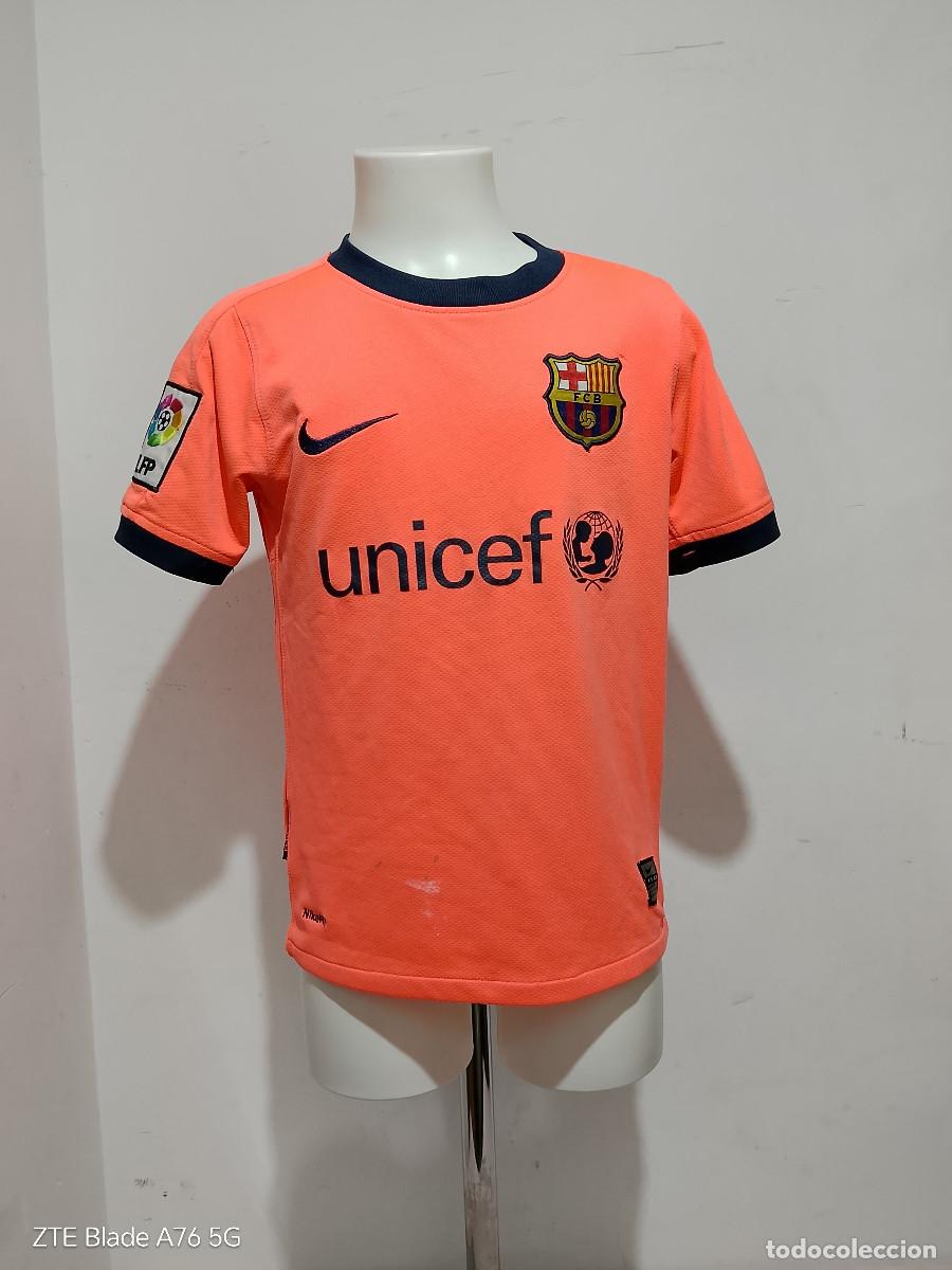 Coleccionismo deportivo: FC Barcelona camiseta futbol football shirt age 4-6 46cts