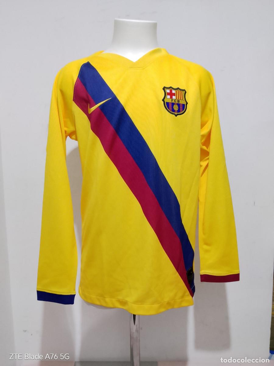 Coleccionismo deportivo: FC barcelona match worn young players camiseta futbol football shirt age 10-12 42cts