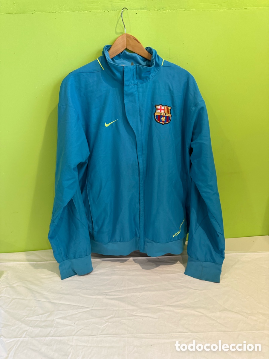 Coleccionismo deportivo: Ch&aacute;ndal FC Barcelona Nike Original 2007/08 &ndash; Turquesa + Pantal&oacute;n &ndash; Talla L