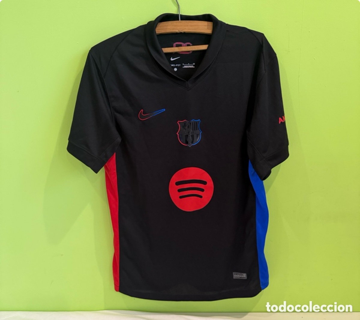 Coleccionismo deportivo: Camiseta FC Barcelona Nike Away 2024/25 Negra &ndash; Original Dri-FIT