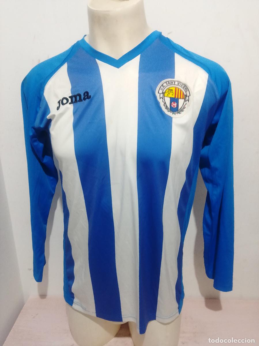 Coleccionismo deportivo: U.E. Sant Vicen&ccedil; camiseta futbol football shirt catalunya dels horts L 54cts