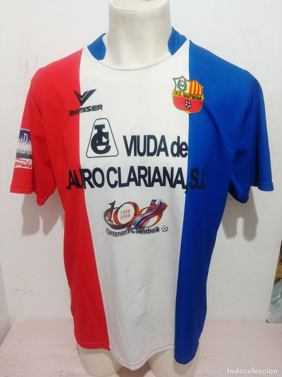 Coleccionismo deportivo: FC santboia Sanboi Barcelona camiseta futbol Preferente catalunya XL 61cts
