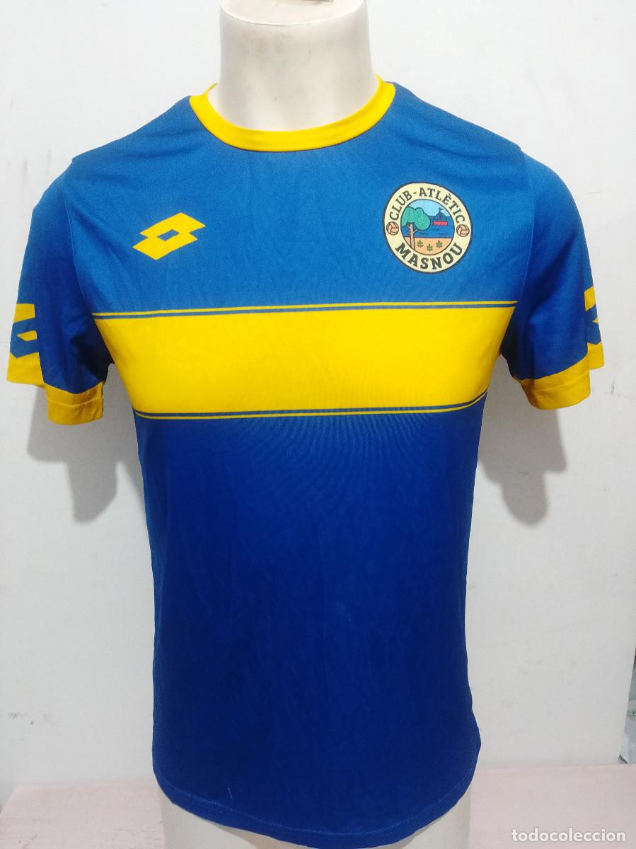 Coleccionismo deportivo: Club Atletic Masnou catalunya camiseta futbol football shirt m 52cts