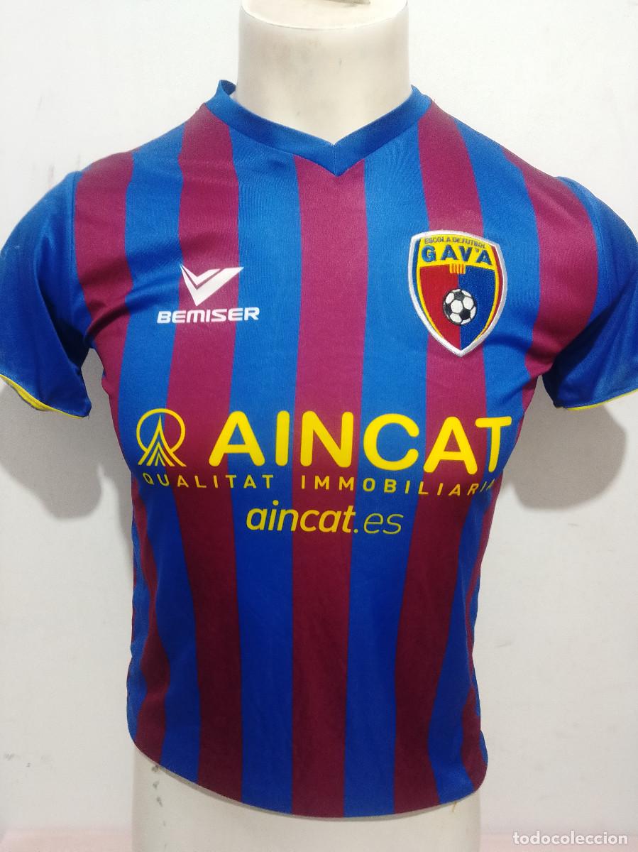 Coleccionismo deportivo: CF Gava camiseta futbol Barcelona catalunya football shirt xs 43cts