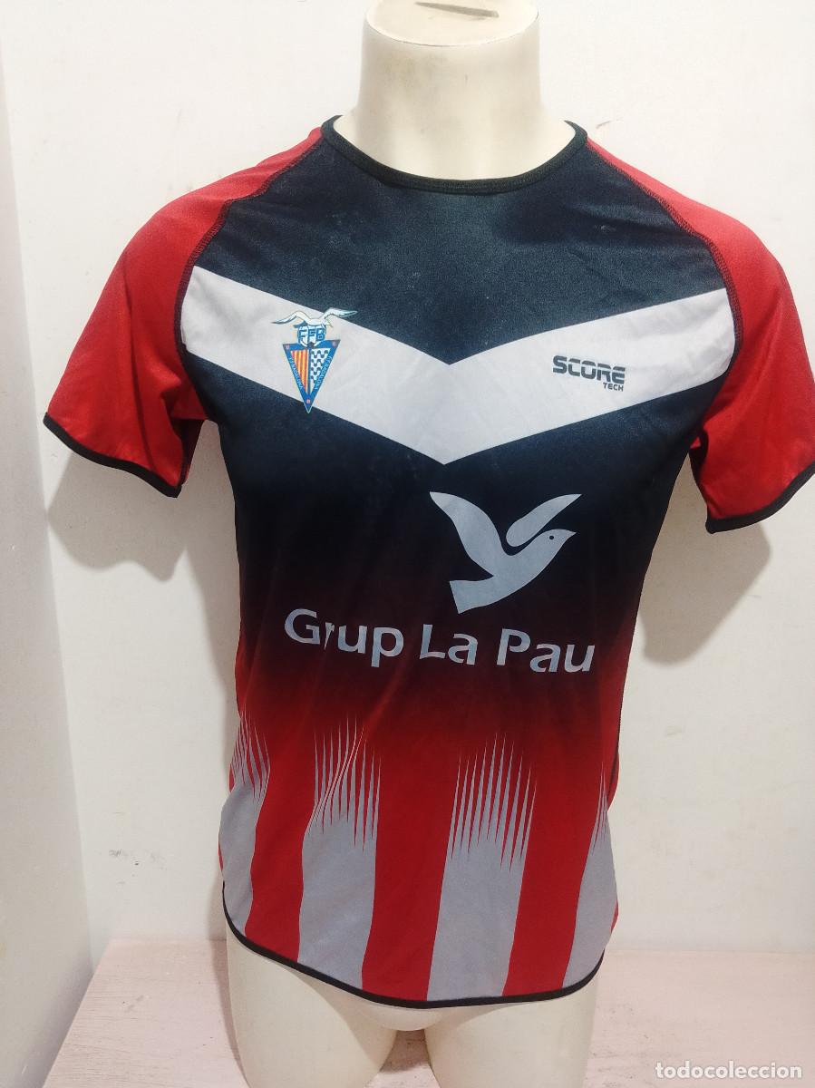 Coleccionismo deportivo: CF Badalona camiseta futbol football shirt M 54cts