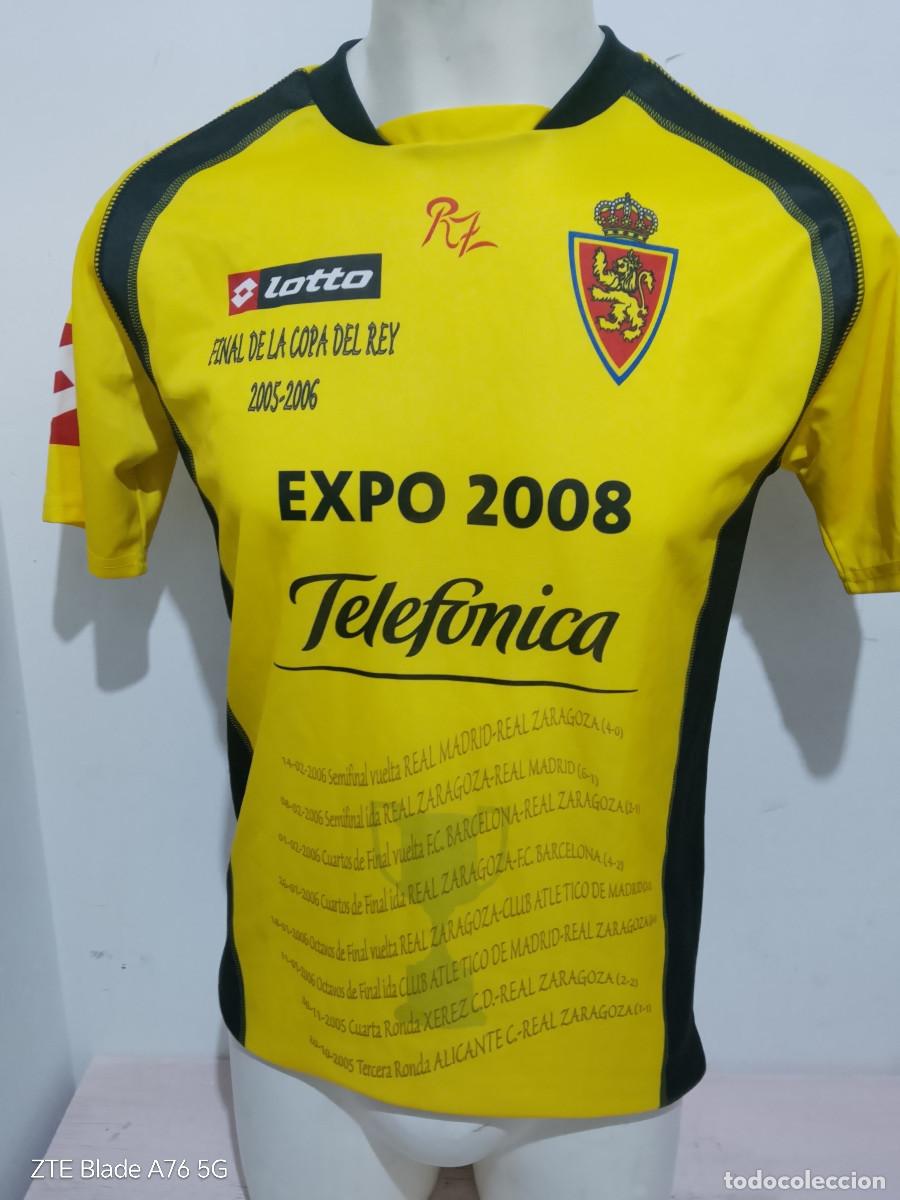 Coleccionismo deportivo: Real Zaragoza camiseta futbol especial tribute football shirt s 54cts