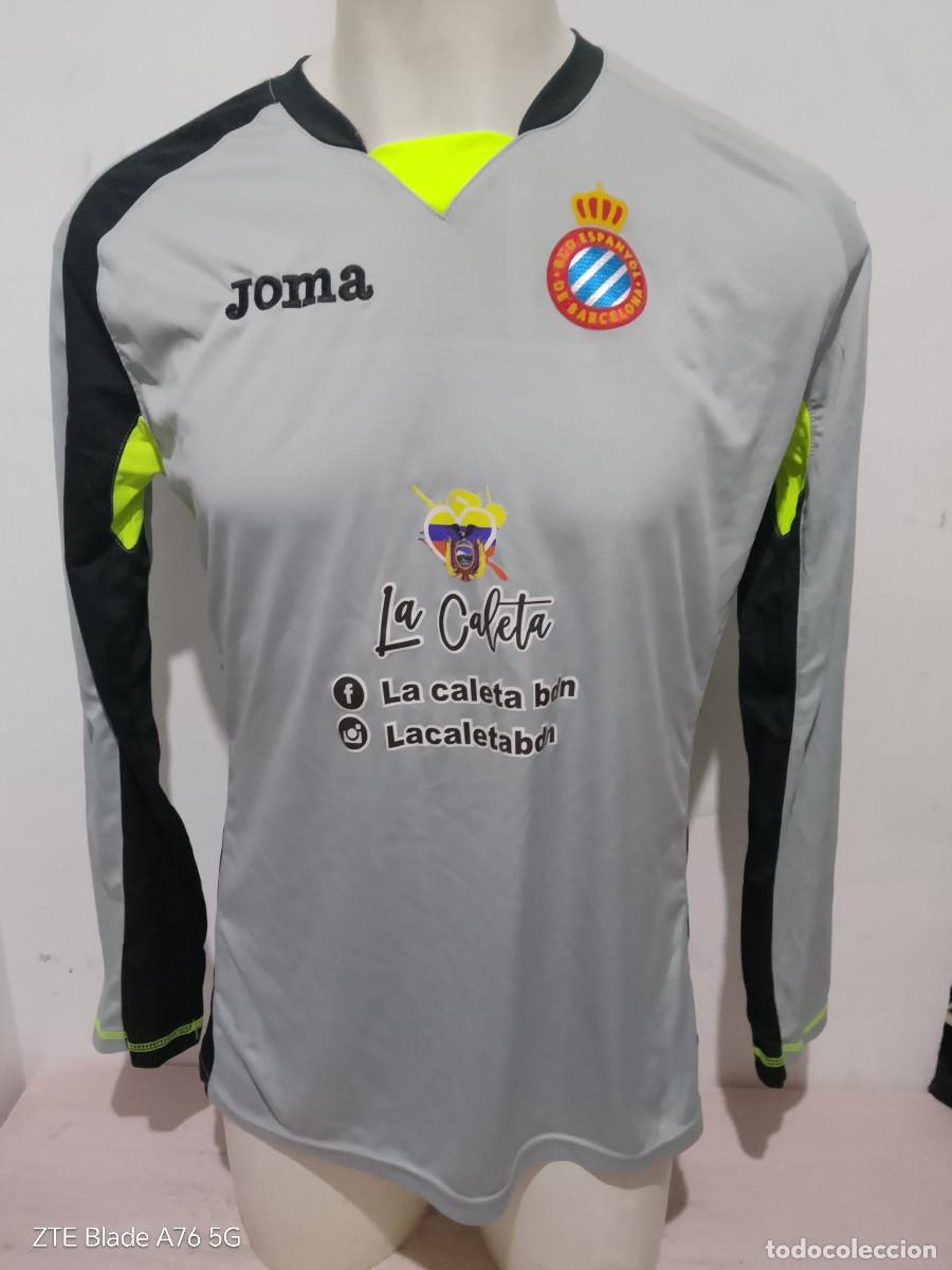 Coleccionismo deportivo: RCD Espanyol B camiseta futbol football shirt portero goalkepper s 48cts