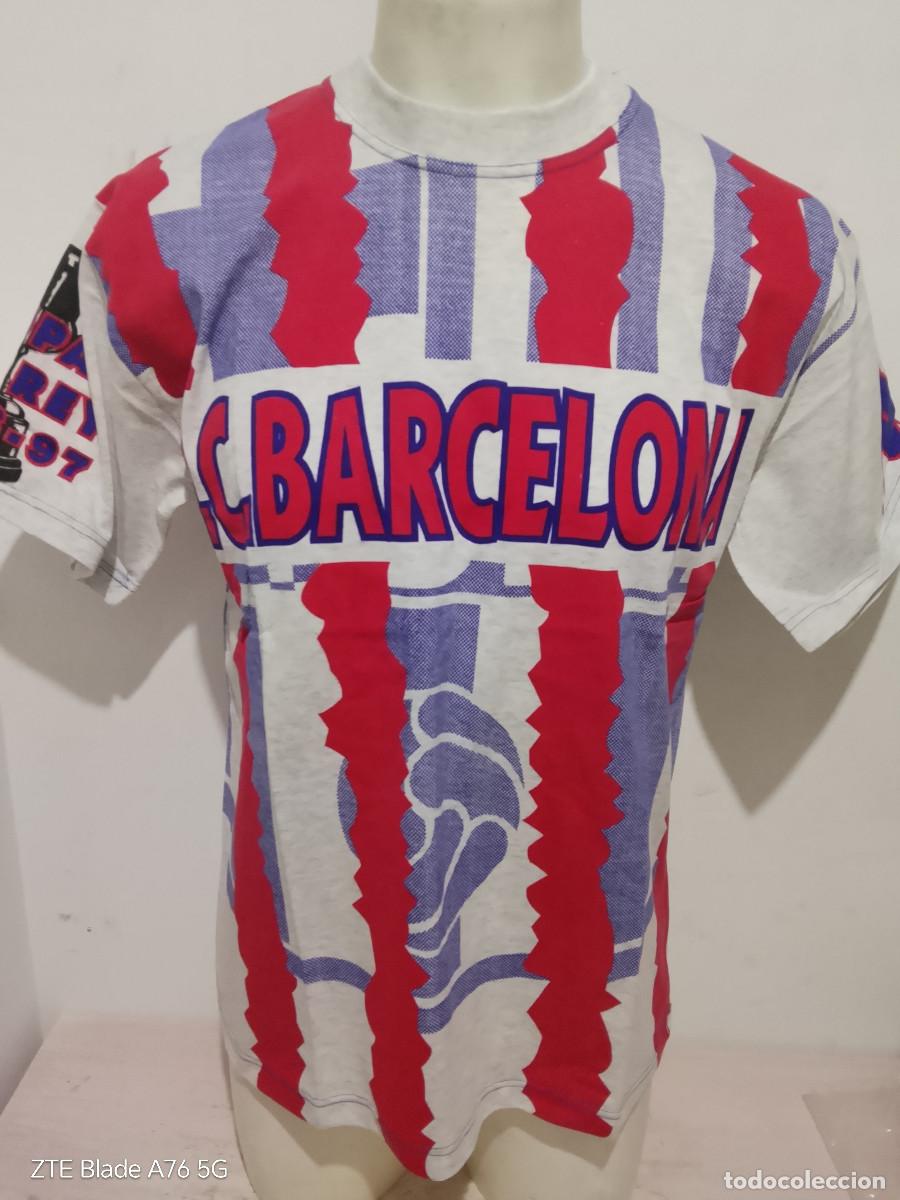Coleccionismo deportivo: FC barcelona 1996 kappa camsieta futbol football shirt M 55cts