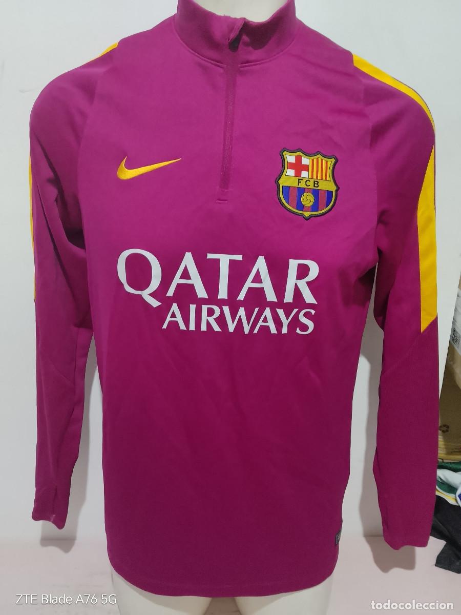 Collezionismo sportivo: FC Barcelona jersey futbol football training bar&ccedil;a sudadera L 58cts