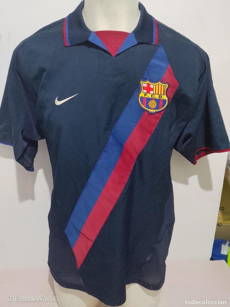 Coleccionismo deportivo: FC Barcelona camiseta futbol football shirt away 2004 m 58cts