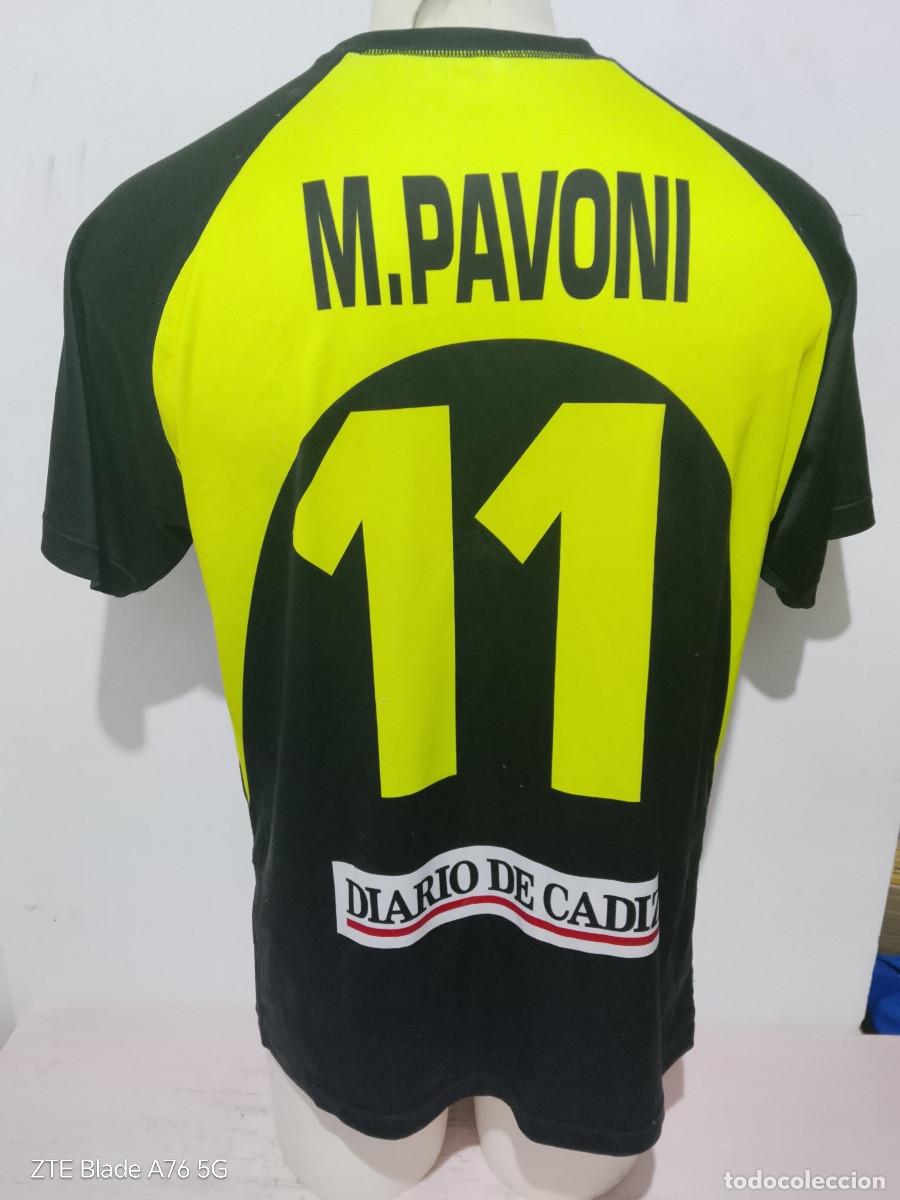 Coleccionismo deportivo: Matias Pavoni Cadiz cf camiseta futbol football shirt L 56cts