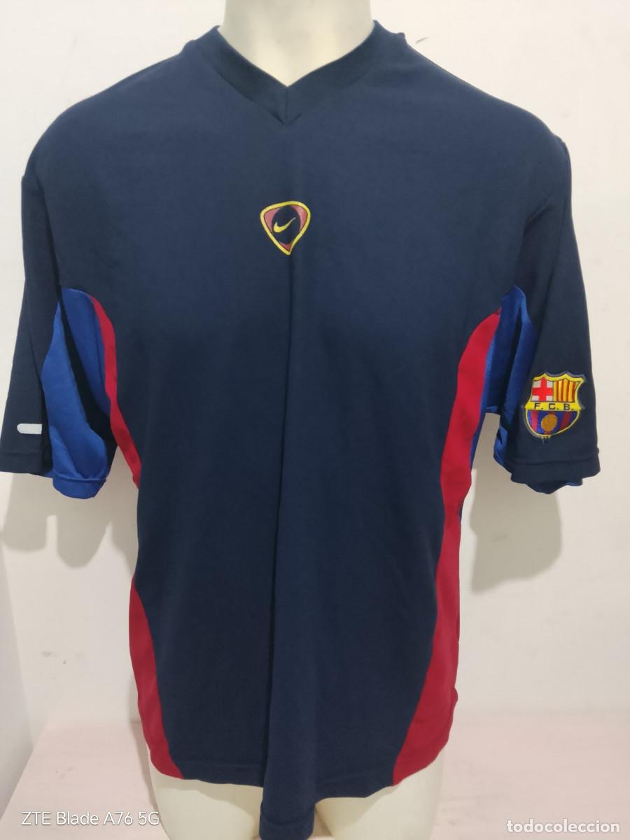 Coleccionismo deportivo: FC Barcelona 2001 camiseta futbol entreno training shirt L 62cts