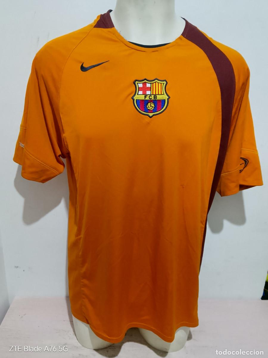 Coleccionismo deportivo: FC Barcelona futbol entreno football training shirt L 60cts