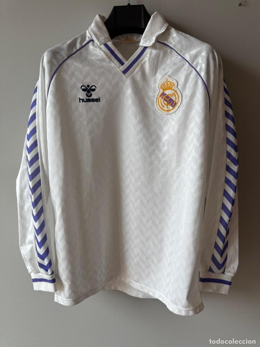 Coleccionismo deportivo: Camiseta futbol Real Madrid 1986-87