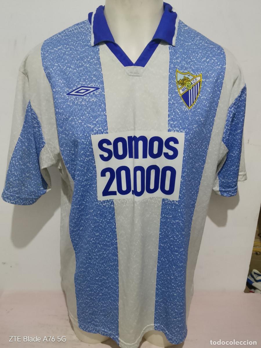 Coleccionismo deportivo: Malaga CF edicion especial camiseta futbol football shirt xl 61cts 2005