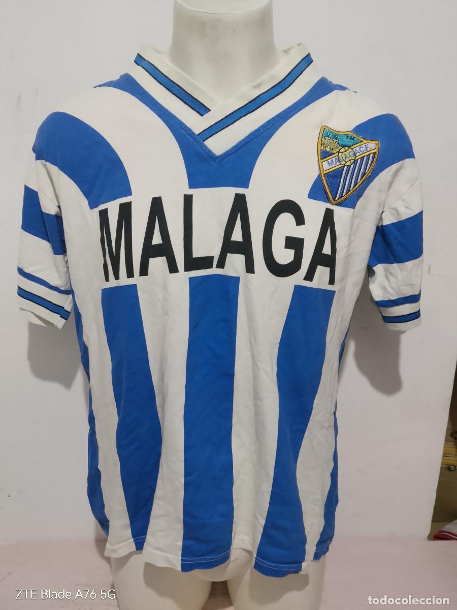 Coleccionismo deportivo: Malaga CF edicion especial camiseta futbol football shirt L 56cts