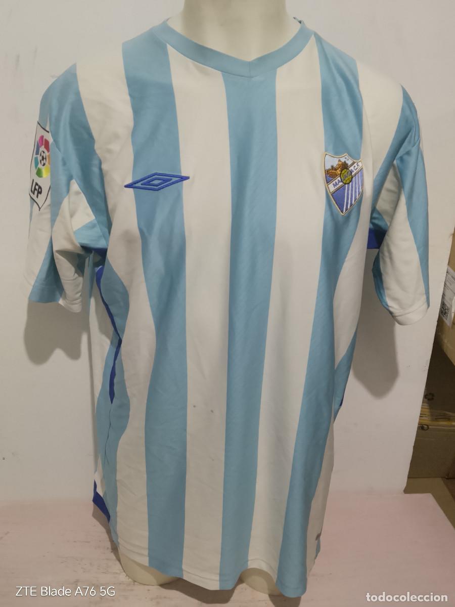 Coleccionismo deportivo: Malaga cf camiseta futbol football shirt xxl 60cts