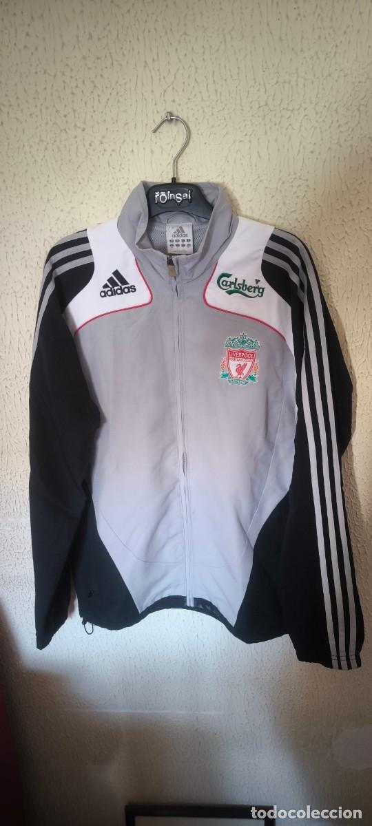 Coleccionismo deportivo: Original | Camiseta Futbol Football Shirt | Talla 168 cm Adidas - S | Chaqueta del Liverpool FC
