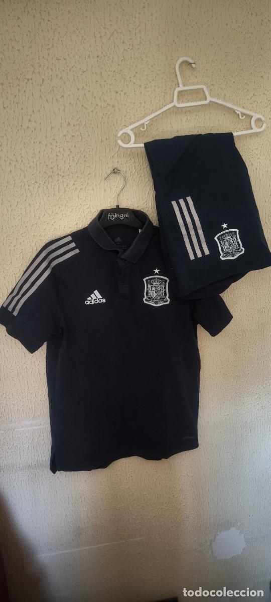 Coleccionismo deportivo: Original | Camiseta Futbol Football | Talla S | Seleccion Espa&ntilde;a - conjunto verano polo pantalon