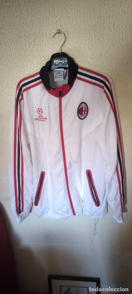 Coleccionismo deportivo: Original | Camiseta Futbol Football | Talla 174 cm Adidas - M | Chaqueta AC Milan - Champions