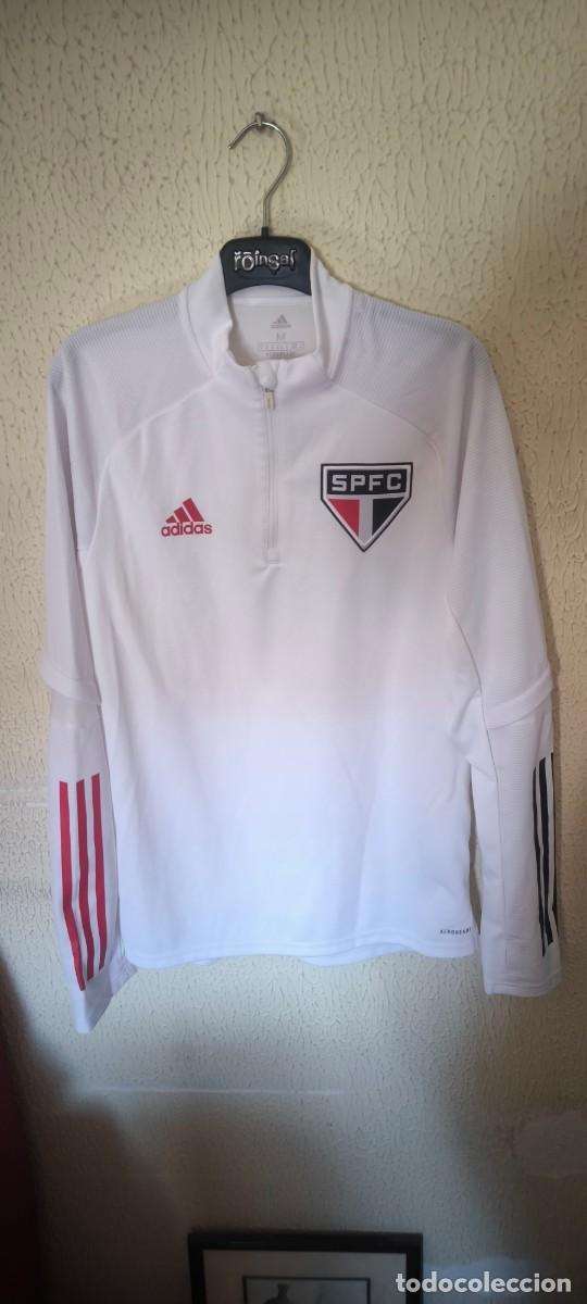 Coleccionismo deportivo: Original | Camiseta Futbol Football | Talla M | Sudadera fina entrenamiento Sao Paulo - Brasil