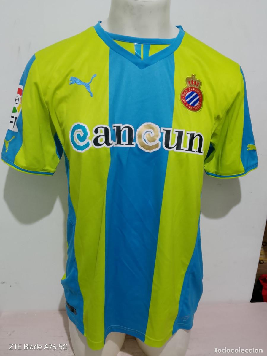 Coleccionismo deportivo: RCD Espanyol camiseta futbol football shirt L 50cts