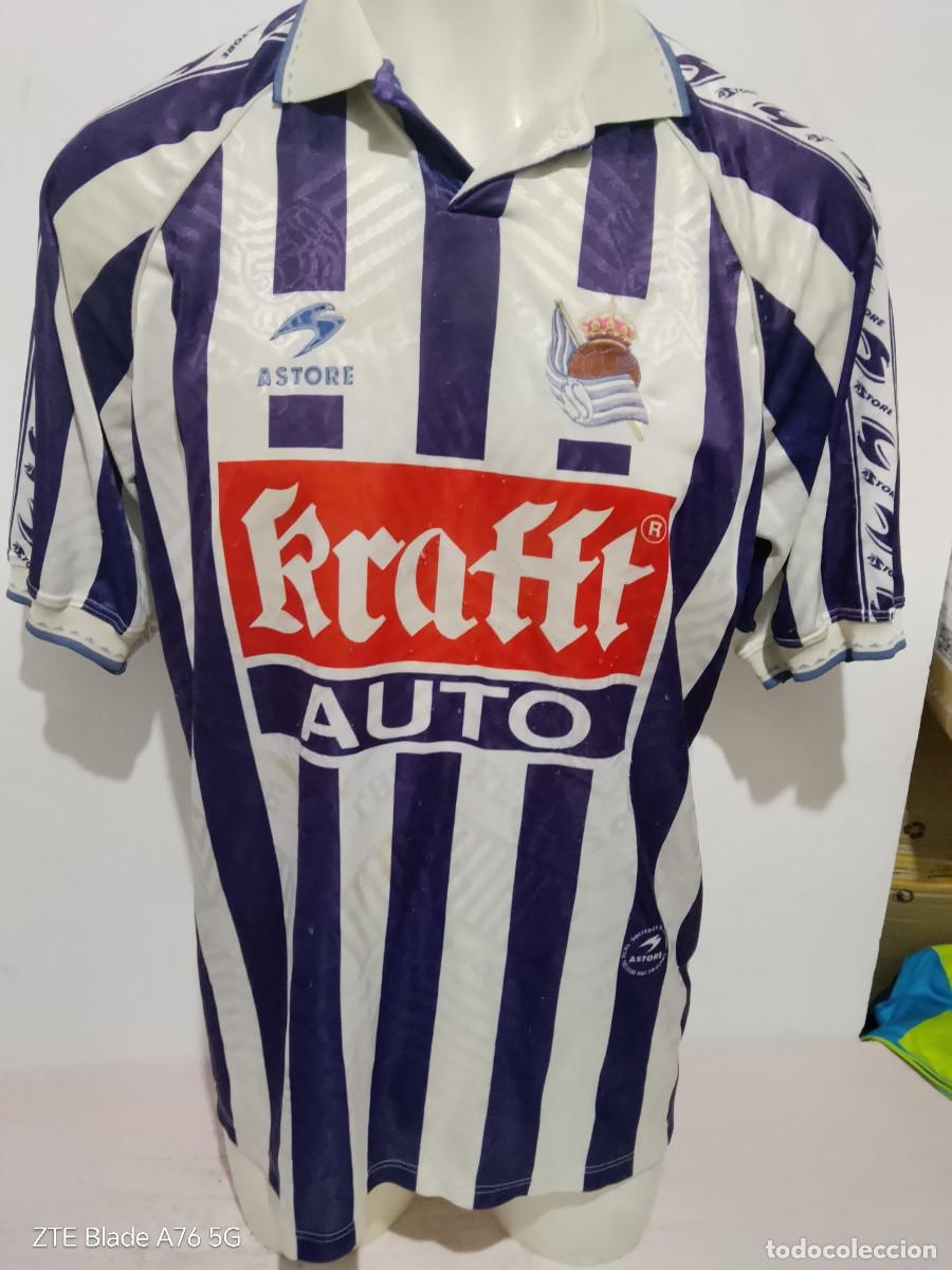 Coleccionismo deportivo: Real Sociedad 1995 camiseta futbol football shirt Used xl 65cts