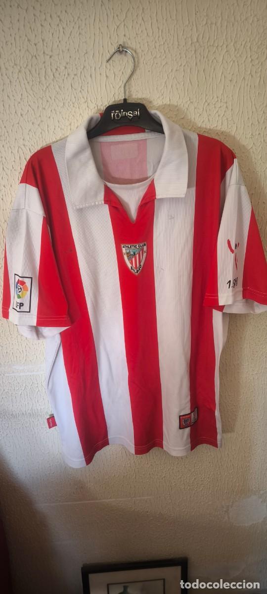 Coleccionismo deportivo: Original | Camiseta Futbol | Talla L - XL | Athletic Club de Bilbao 5 Fernando Amorebieta match worn