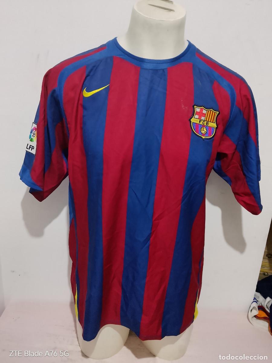 Coleccionismo deportivo: Deco FC Barcelona Portugal camiseta futbol football shirt M 54cts (tara dorsal )