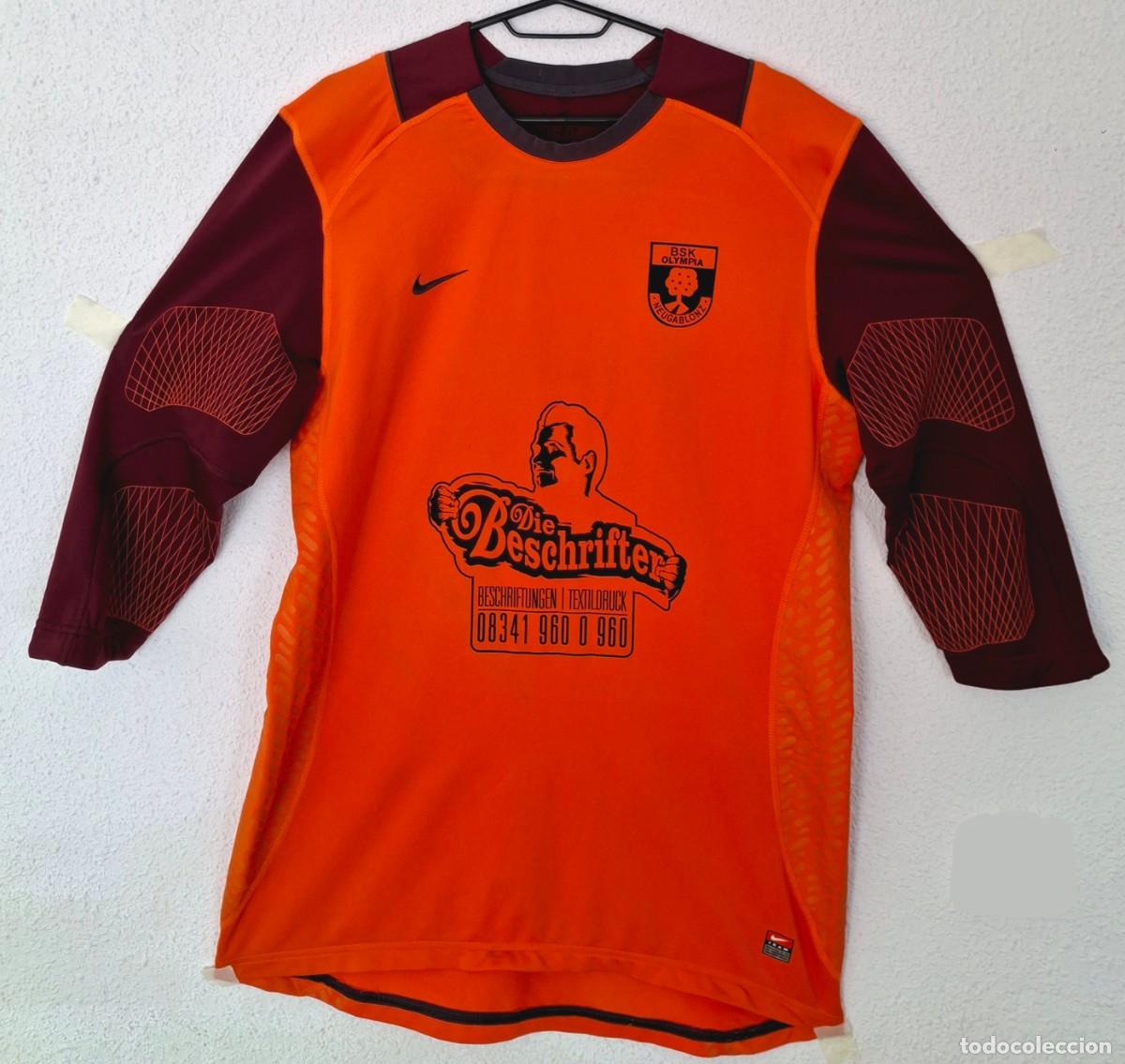 Coleccionismo deportivo: Camiseta grande portero manga larga Nike BSK Olympia Alemania dorsal 33 Kinberger Neugablonz