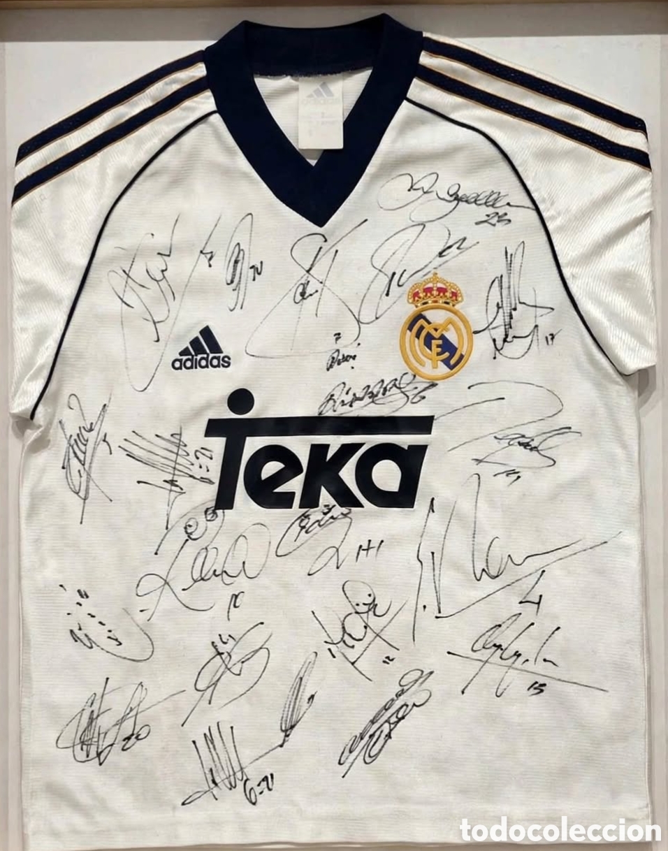Coleccionismo deportivo: Camiseta Real Madrid firmada