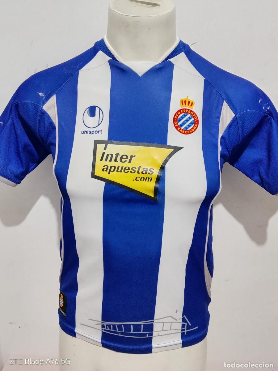 Coleccionismo deportivo: RCD Espanyol (tara) 2008 camiseta futbol football shirt xs 45cts