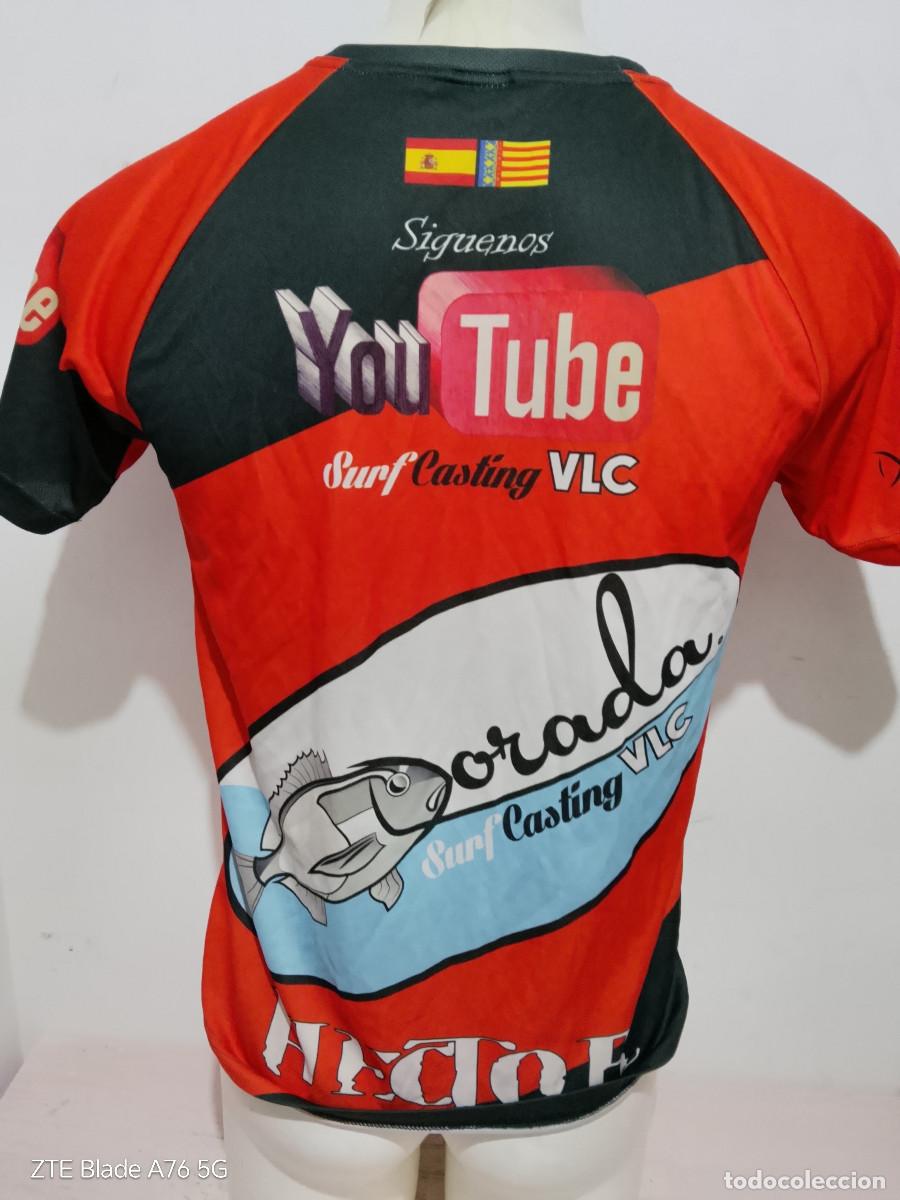 Coleccionismo deportivo: camiseta deportiva pesca surfcasting watersports s 51cts