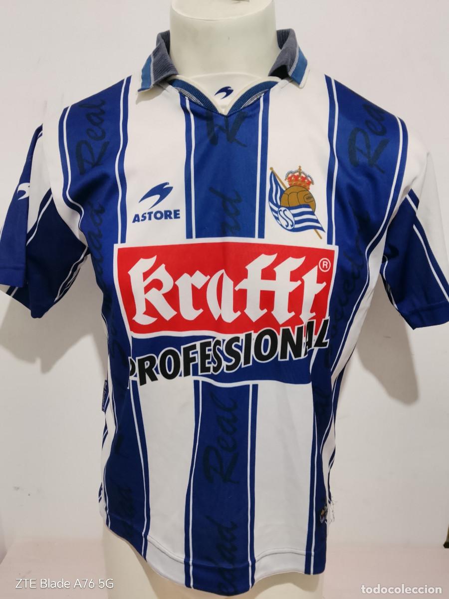 Coleccionismo deportivo: Real Sociedad 2001 camiseta futbol football shirt xs 55cts