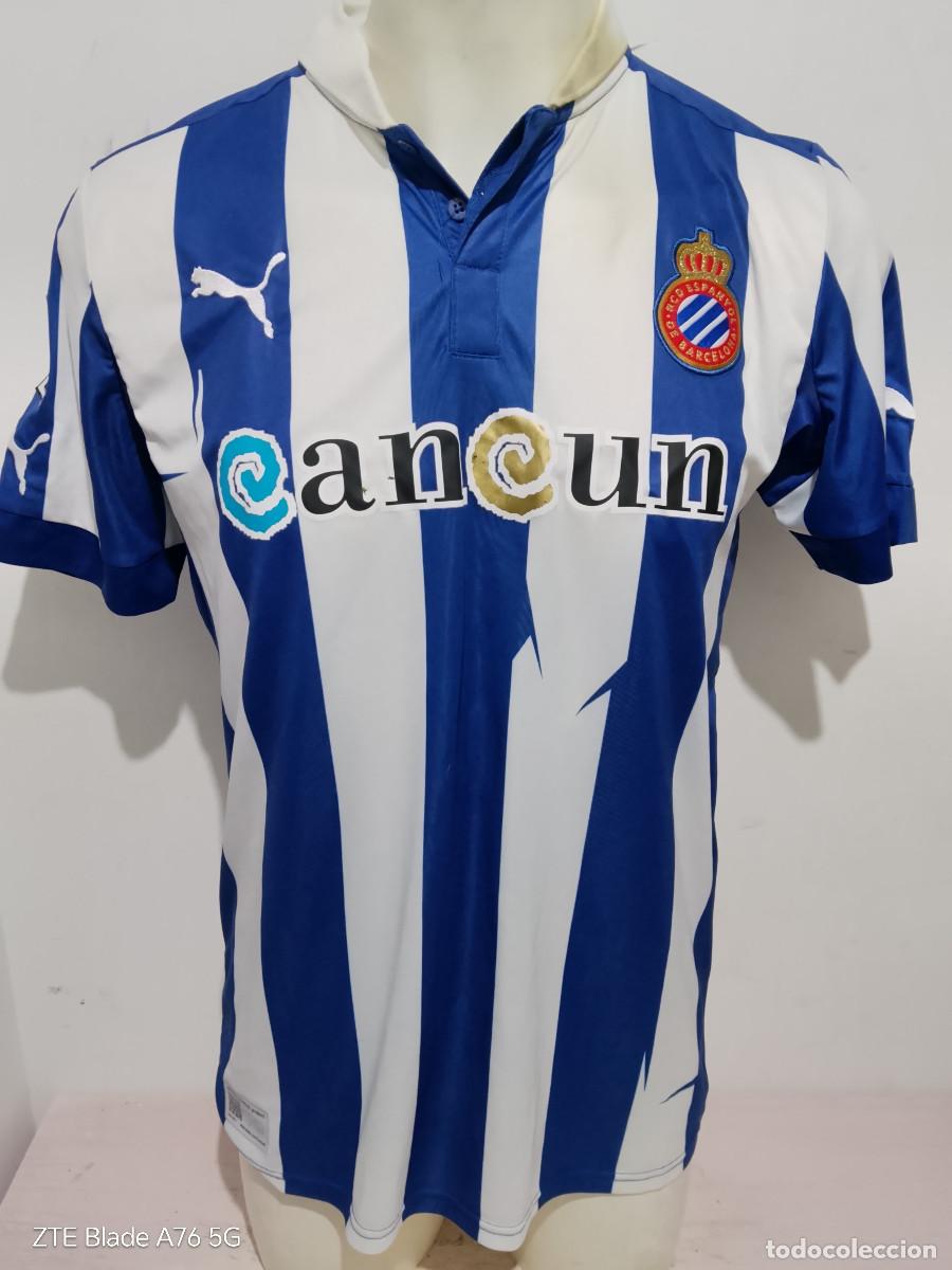 Coleccionismo deportivo: RCD Espanyol 2012 camiseta futbol football shirt L 55cts