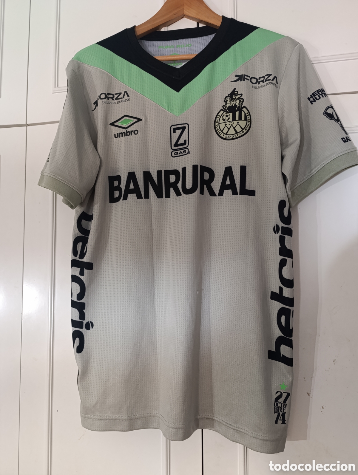 Coleccionismo deportivo: Camiseta matchworn CSD Municipal Guatemala
