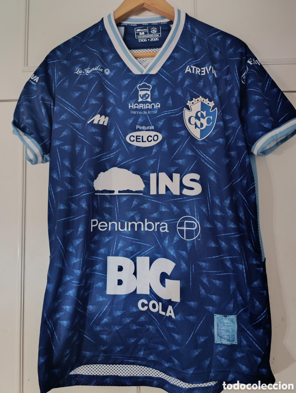 Coleccionismo deportivo: Camiseta matchworn CS Cartagin&eacute;s de Costa Rica